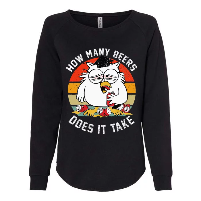 How Many Beers Does It Take Womens California Wash Sweatshirt