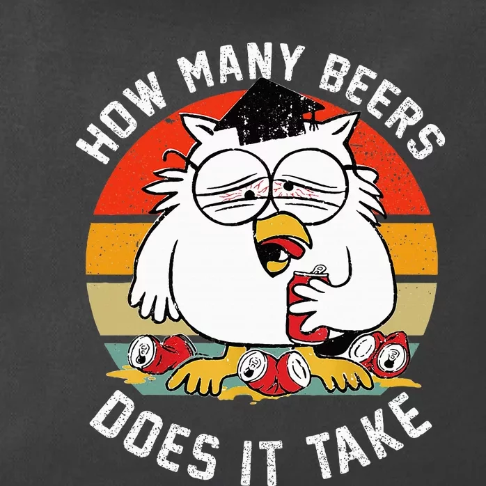 How Many Beers Does It Take Zip Tote Bag