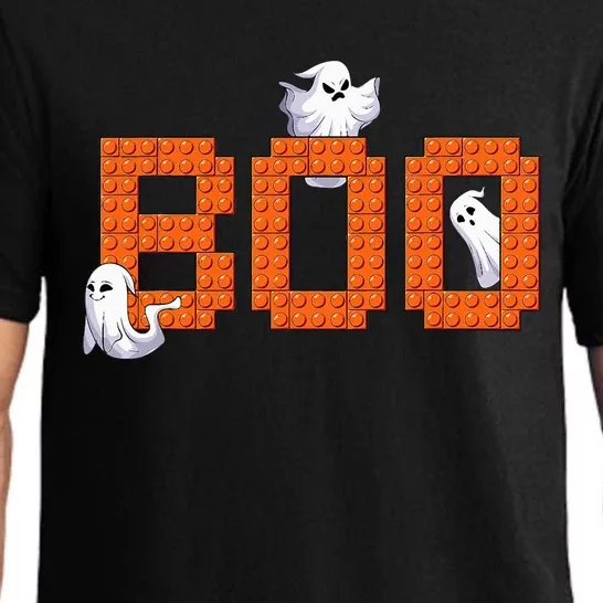 Halloween Master Builder Boo Ghost Building Blocks Bricks Pajama Set