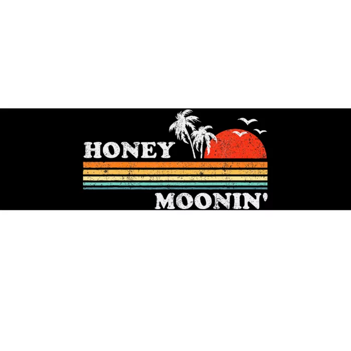 Honey Moonin Beach Honeymoon Vacation Bumper Sticker