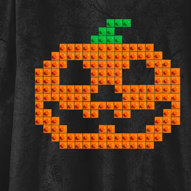 Halloween Master Builder Pumpkin Hooded Wearable Blanket