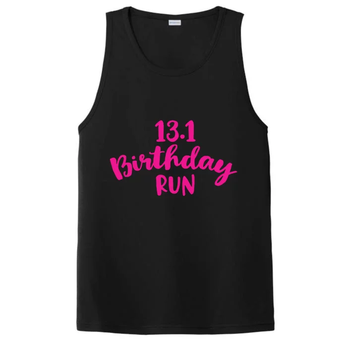 Half Marathon Birthday Runner Gift Running Performance Tank