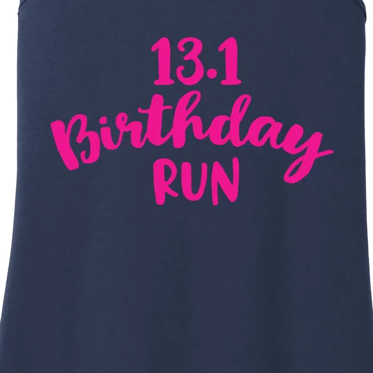 Half Marathon Birthday Runner Gift Running Ladies Essential Tank