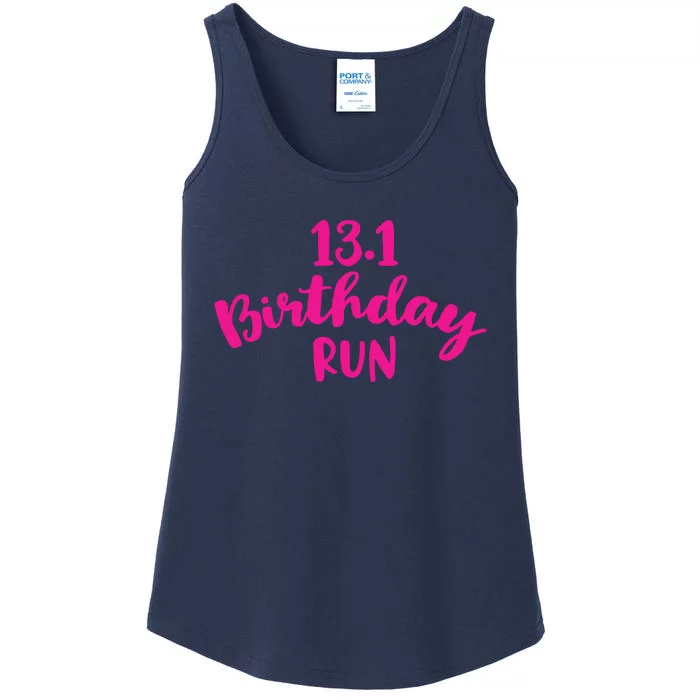 Half Marathon Birthday Runner Gift Running Ladies Essential Tank