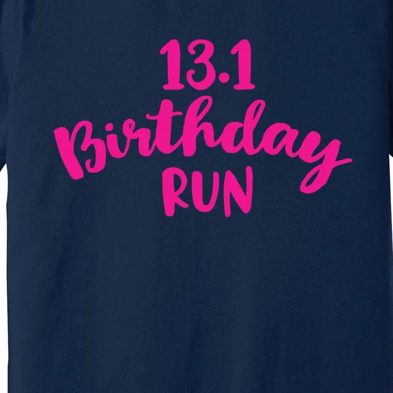 Half Marathon Birthday Runner Gift Running Premium T-Shirt