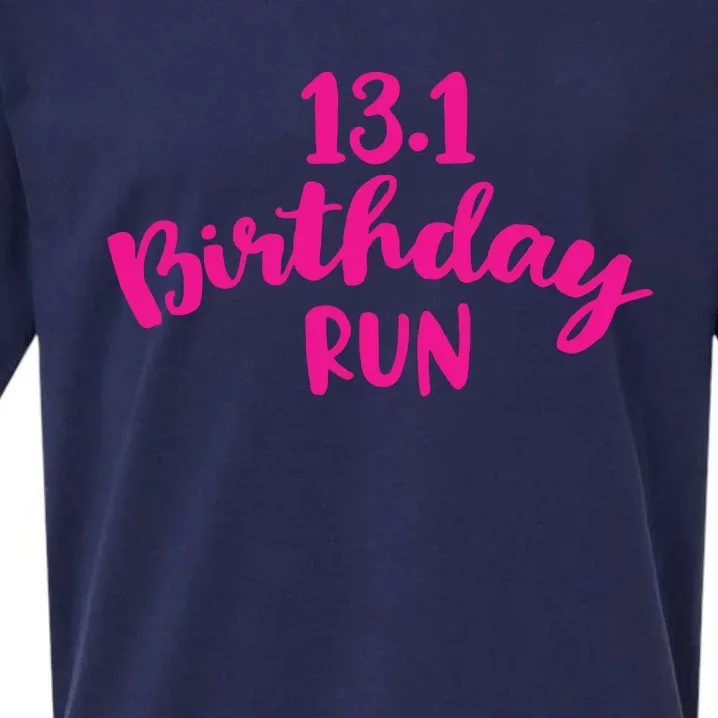 Half Marathon Birthday Runner Gift Running Sueded Cloud Jersey T-Shirt