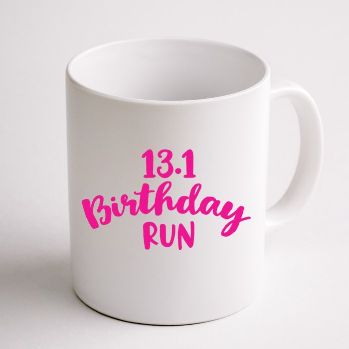 Half Marathon Birthday Runner Gift Running Front & Back Coffee Mug