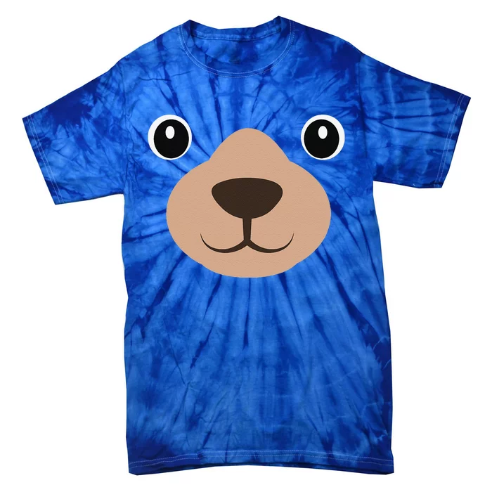 Halloween MAMA Bear Face Costume Bear Face Costume Tie-Dye T-Shirt