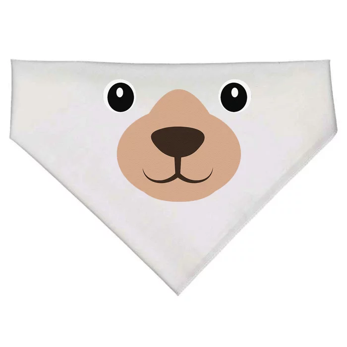 Halloween MAMA Bear Face Costume Bear Face Costume USA-Made Doggie Bandana