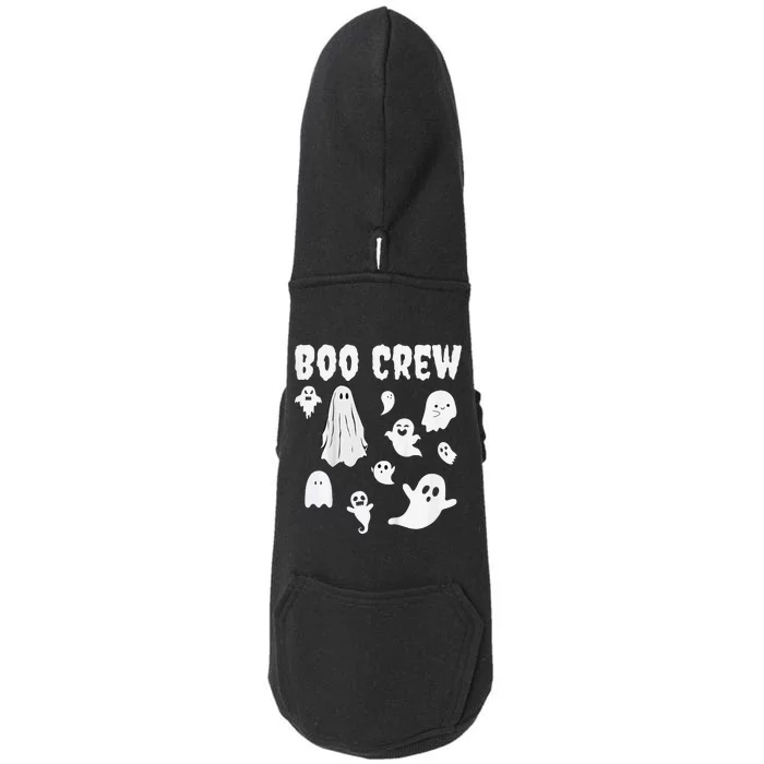 Halloween Motif Boo Crew Doggie 3-End Fleece Hoodie