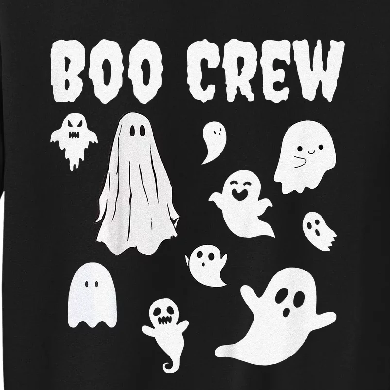 Halloween Motif Boo Crew Tall Sweatshirt