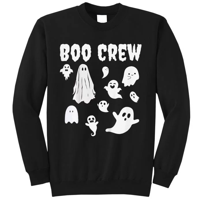 Halloween Motif Boo Crew Tall Sweatshirt