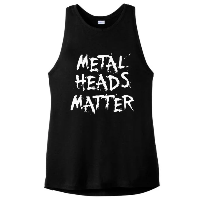 Heavy Metal Band Music Ladies Tri-Blend Wicking Tank