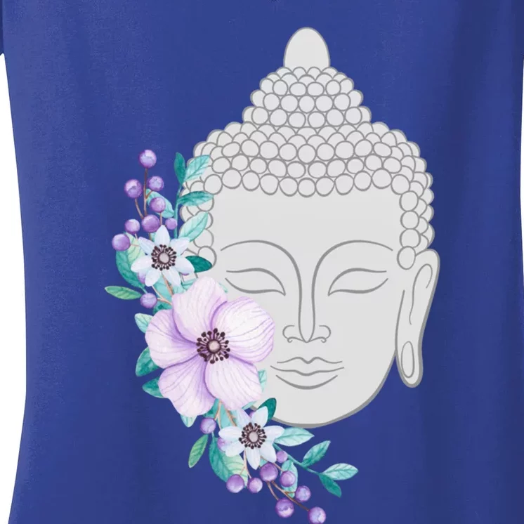 Heavily Meditated Buddha Cool Gift Cute Gift Women's V-Neck T-Shirt