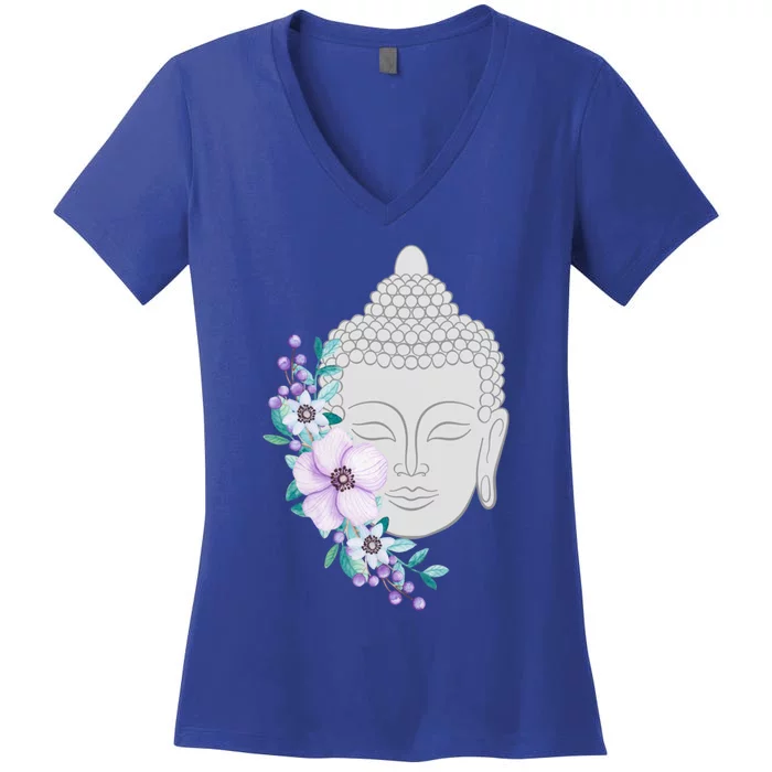 Heavily Meditated Buddha Cool Gift Cute Gift Women's V-Neck T-Shirt