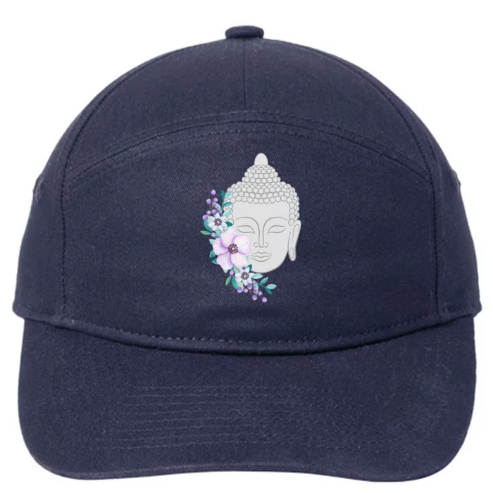 Heavily Meditated Buddha Cool Gift Cute Gift 7-Panel Snapback Hat