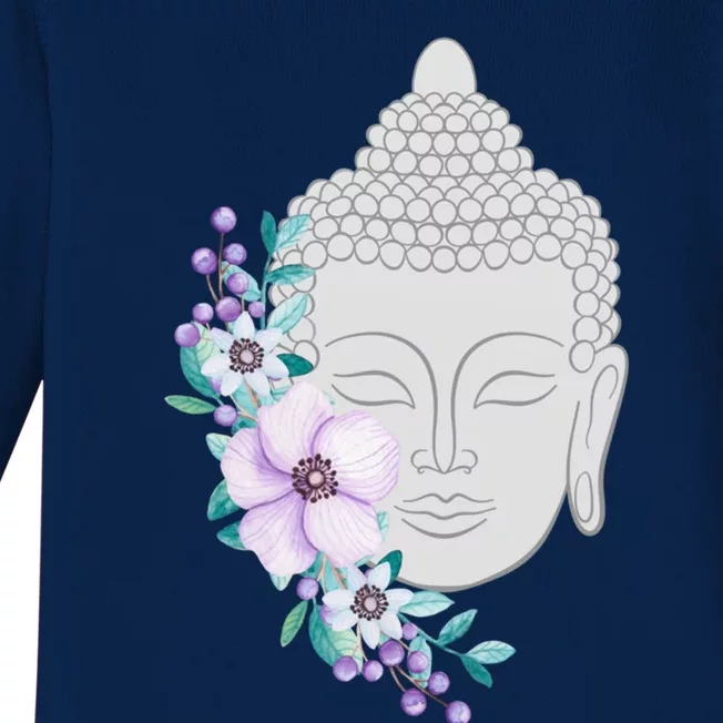 Heavily Meditated Buddha Cool Gift Cute Gift Baby Long Sleeve Bodysuit