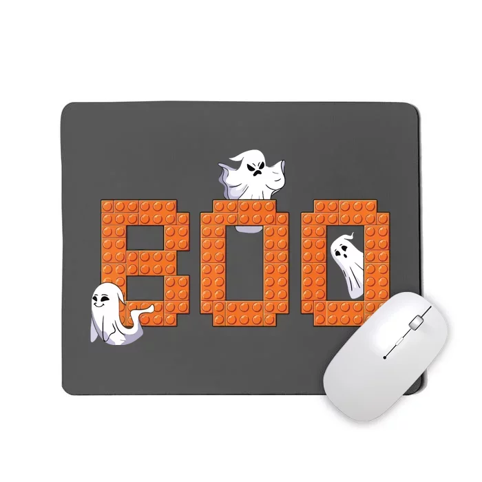 Halloween Master Builder Boo Ghost Building Blocks Bricks Mousepad