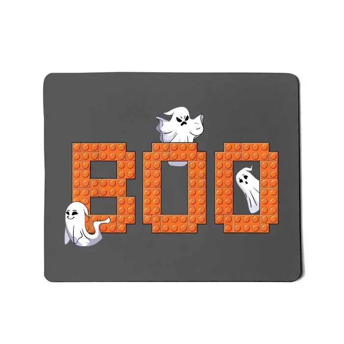 Halloween Master Builder Boo Ghost Building Blocks Bricks Mousepad