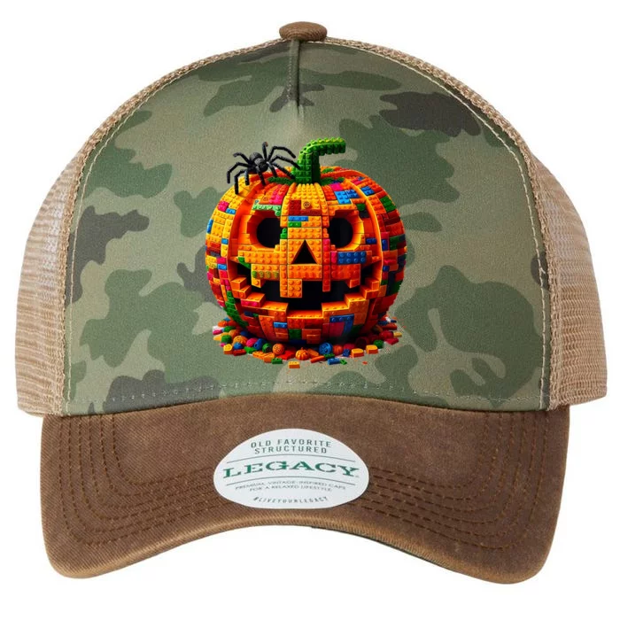 Halloween Master Builder Pumpkin Legacy Tie Dye Trucker Hat