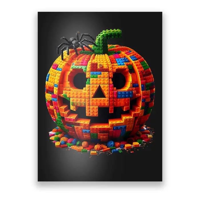 Halloween Master Builder Pumpkin Poster