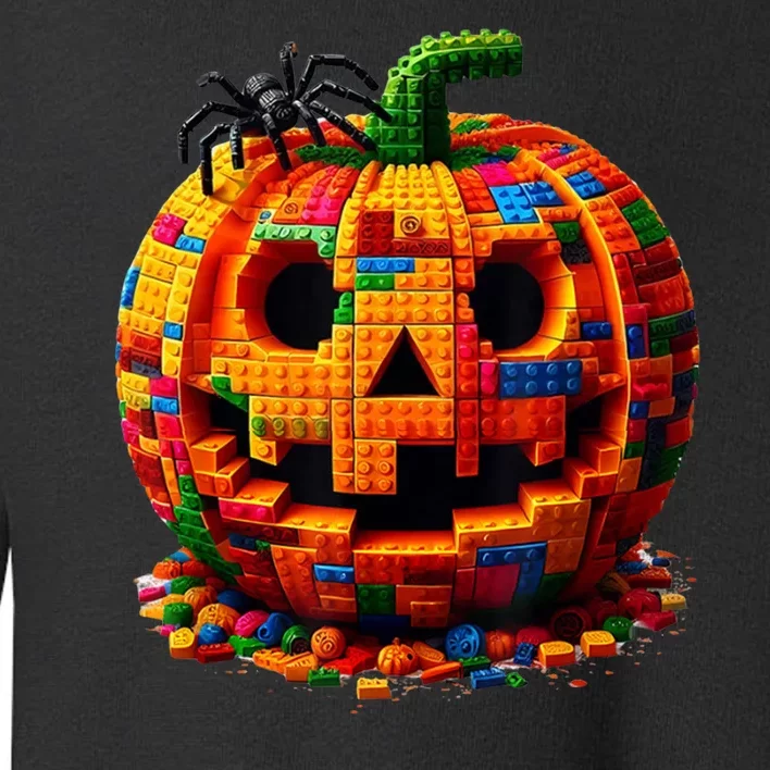 Halloween Master Builder Pumpkin Toddler Sweatshirt