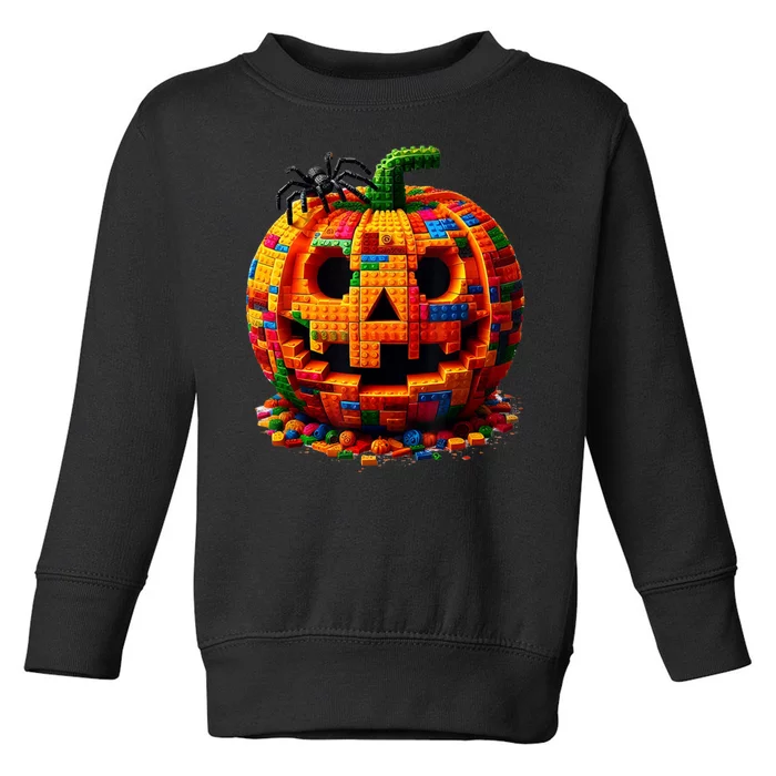 Halloween Master Builder Pumpkin Toddler Sweatshirt