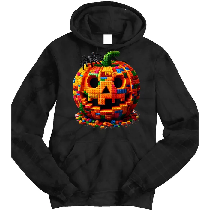 Halloween Master Builder Pumpkin Tie Dye Hoodie