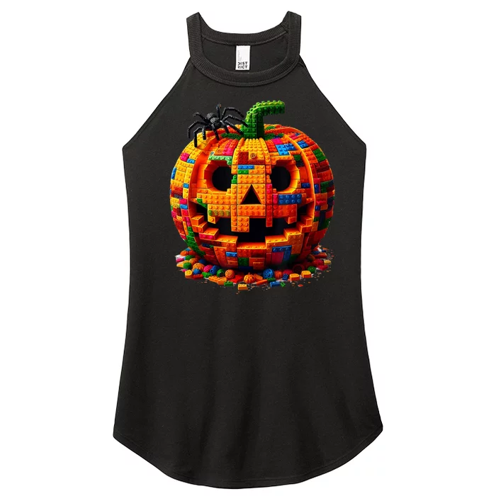 Halloween Master Builder Pumpkin Women’s Perfect Tri Rocker Tank