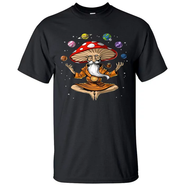 Hippie Mushroom Buddha Tall T-Shirt