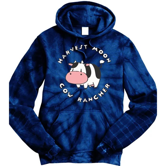 Harvest Moon Cow Rancher Tie Dye Hoodie