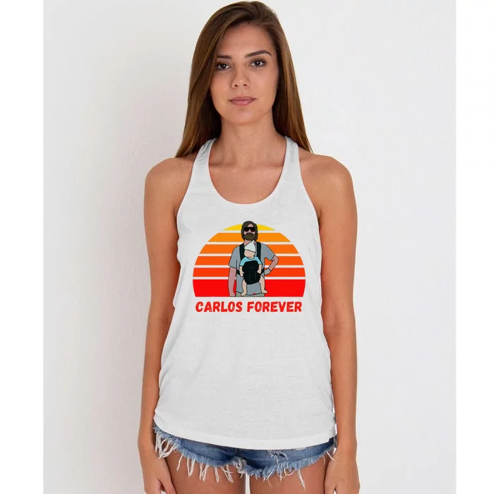 Hangover Movie Classic Cinema Carlos Women's Knotted Racerback Tank