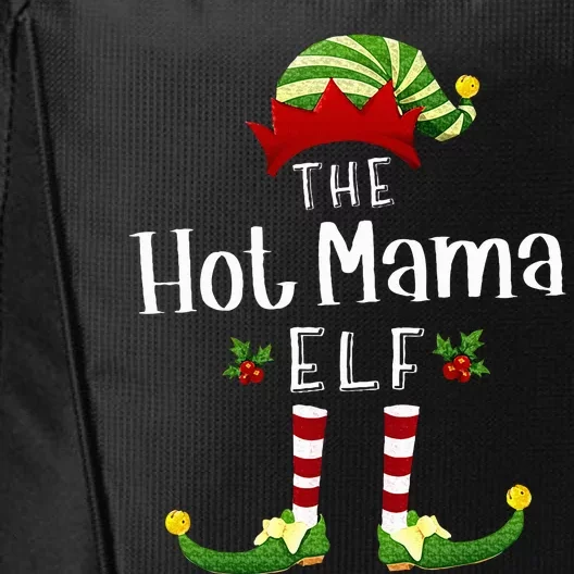 Hot Mama Christmas Elf Matching Pajama XMas Party City Backpack