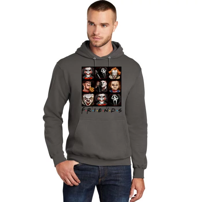 Horror Movie Characters Scary Halloween Tall Hoodie