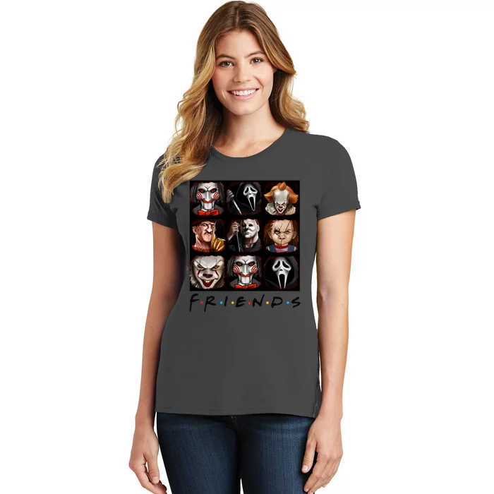 Horror Movie Characters Scary Halloween Women's T-Shirt