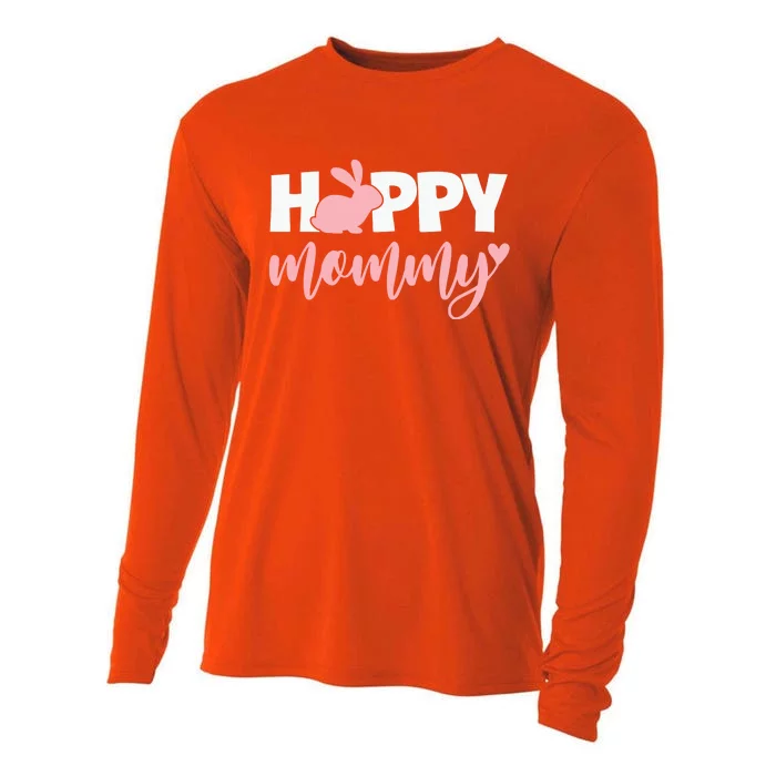 Happy Mommy Cute Bunny Cooling Performance Long Sleeve Crew