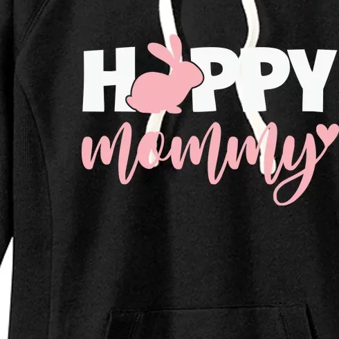 Happy Mommy Cute Bunny Women's Fleece Hoodie