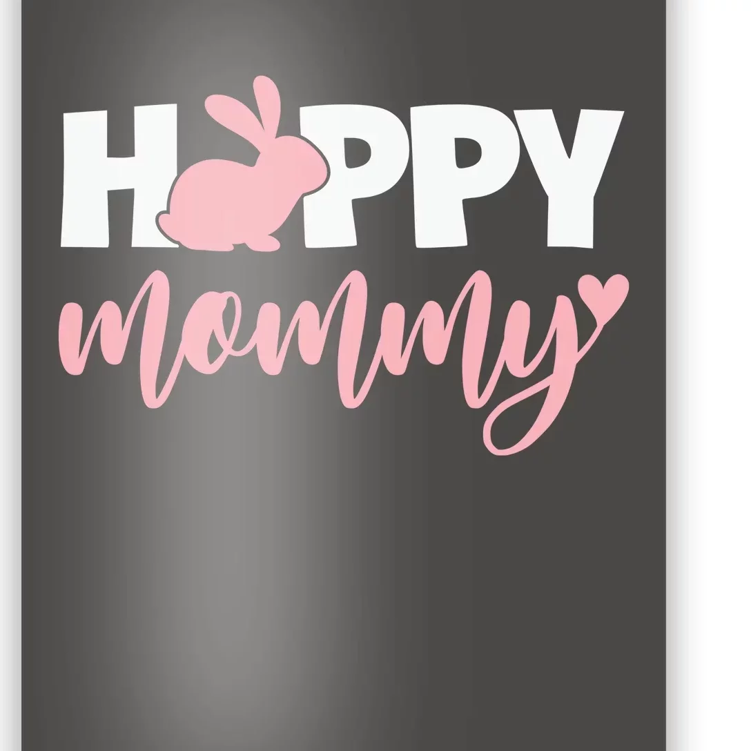 Happy Mommy Cute Bunny Poster