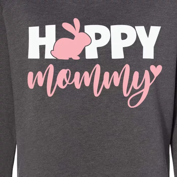 Happy Mommy Cute Bunny Womens California Wash Sweatshirt