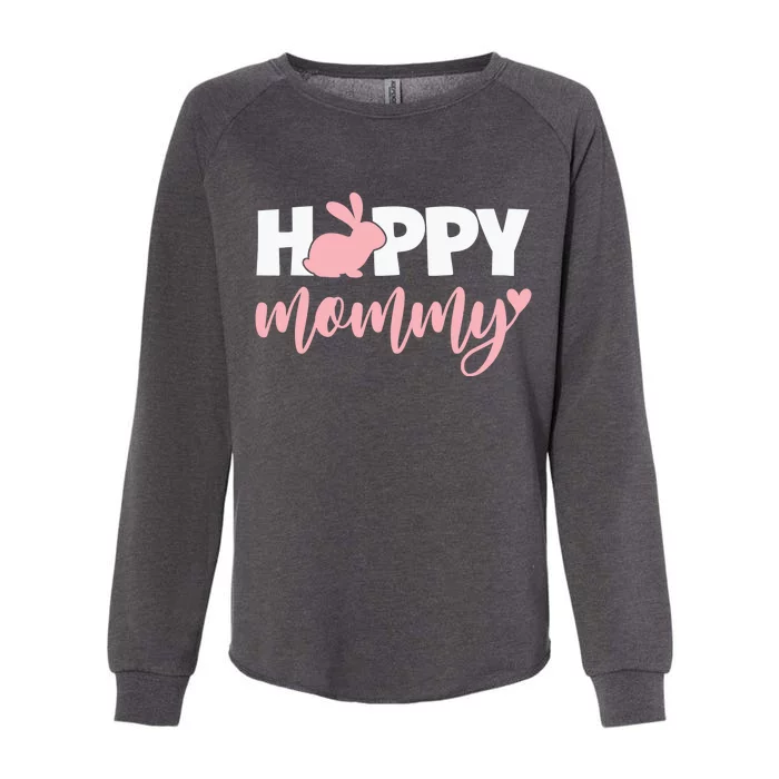 Happy Mommy Cute Bunny Womens California Wash Sweatshirt