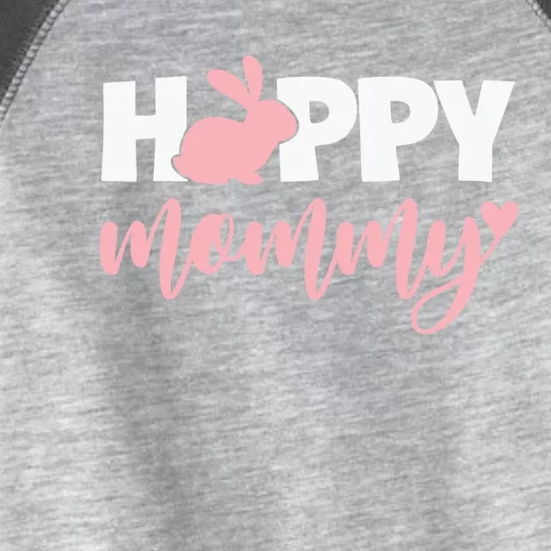 Happy Mommy Cute Bunny Toddler Fine Jersey T-Shirt