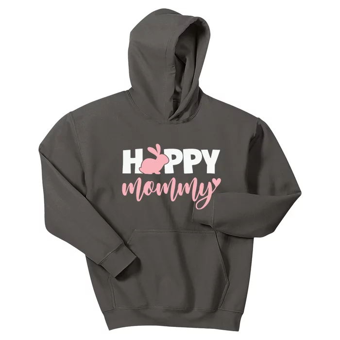 Happy Mommy Cute Bunny Kids Hoodie