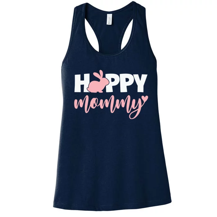 Happy Mommy Cute Bunny Women's Racerback Tank