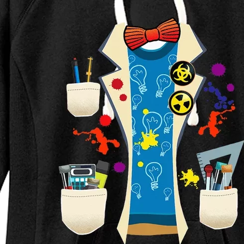 Halloween Mad Chemist Scientist DIY Costume Physics Science Women's Fleece Hoodie