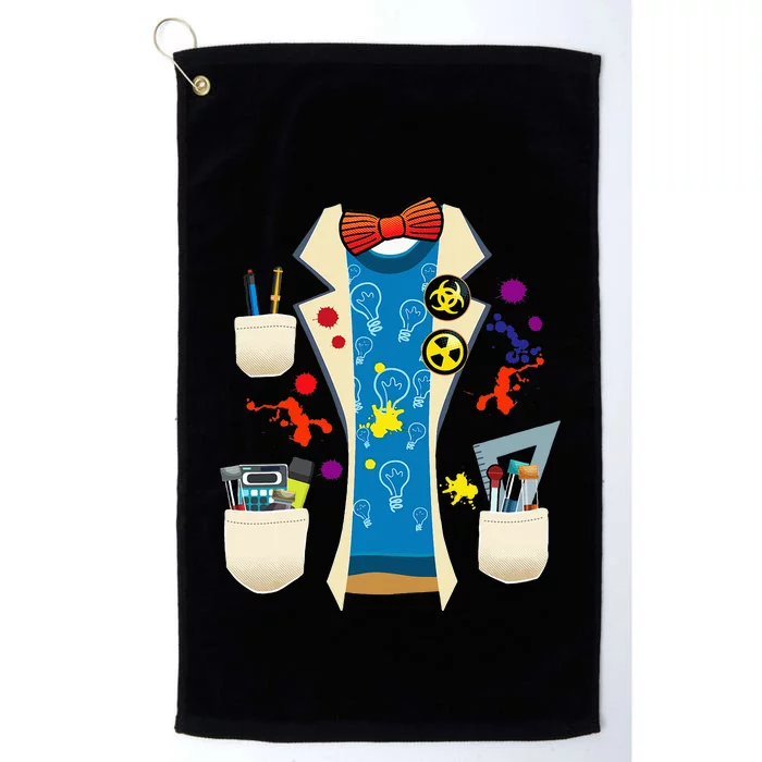 Halloween Mad Chemist Scientist DIY Costume Physics Science Platinum Collection Golf Towel