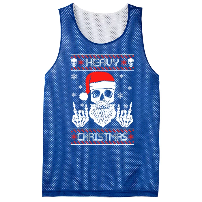 Heavy Metal Christmas 2020 Ugly Christmas Cool Gift Mesh Reversible Basketball Jersey Tank