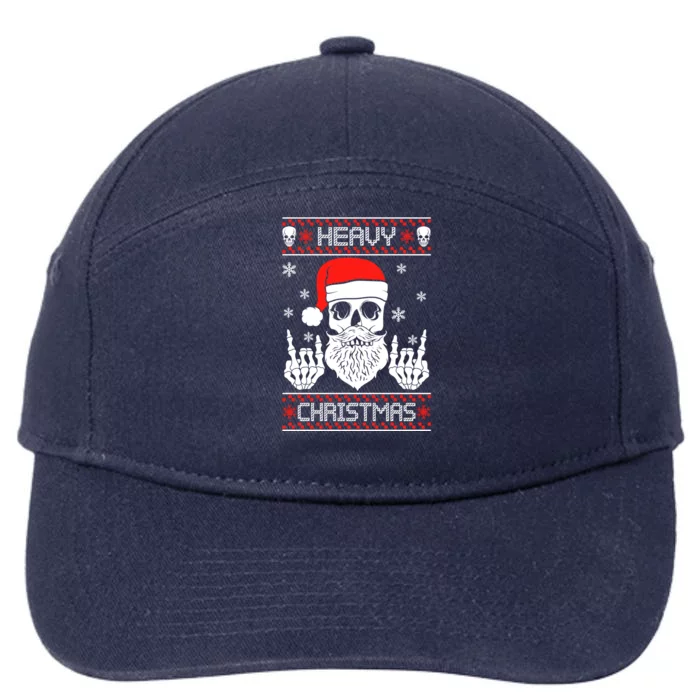 Heavy Metal Christmas 2020 Ugly Christmas Cool Gift 7-Panel Snapback Hat