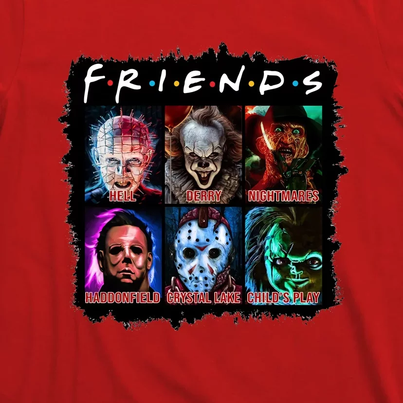 Horror Movie Character Halloween Friends Horror Fan Gift T-Shirt