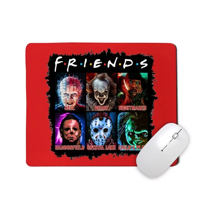 Horror Movie Character Halloween Friends Horror Fan Gift Mousepad