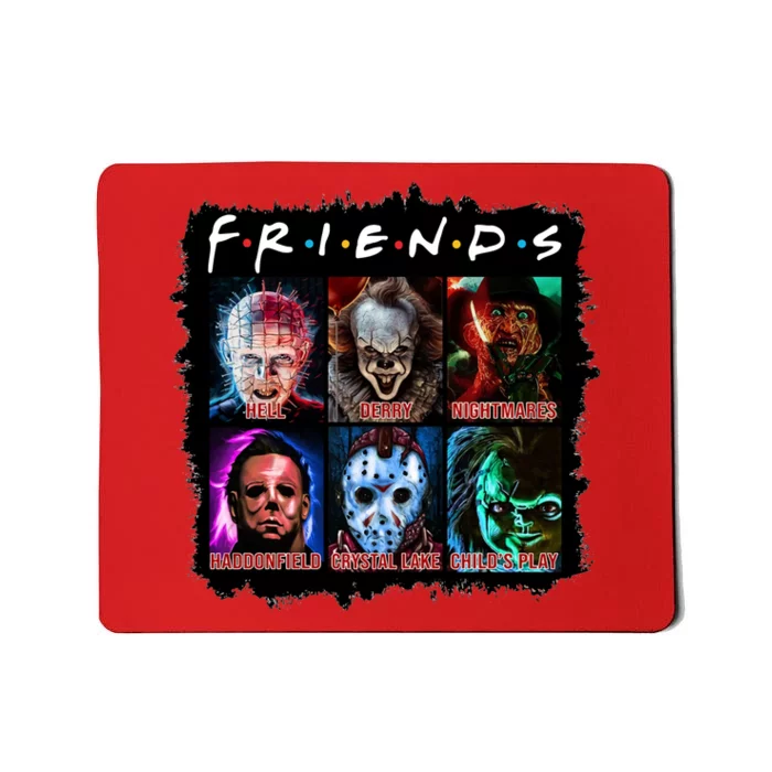 Horror Movie Character Halloween Friends Horror Fan Gift Mousepad